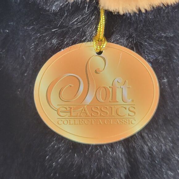 Black Bear Plush 14" 1995 Toys R Us Geoffrey Soft Classic Stuffed Animal Stuffie - Picture 9 of 11